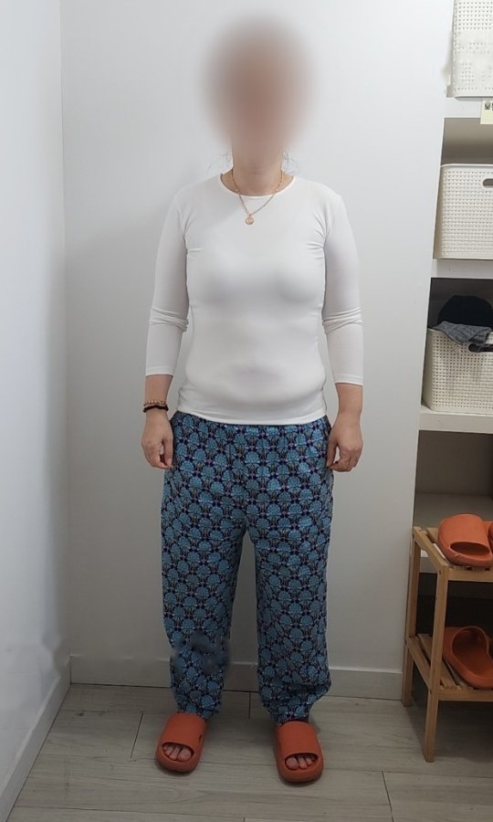 약 10kg 감량 회원의 이전 모습(얼굴 비공개)